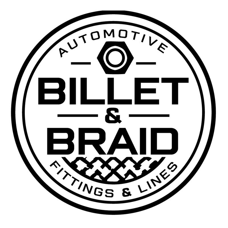 Billet & Braid badge after: clean hand-traced vector
